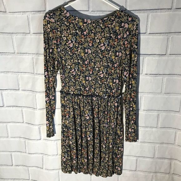 Rewind floral dress size Medium long sleeve blue - Picture 2 of 4